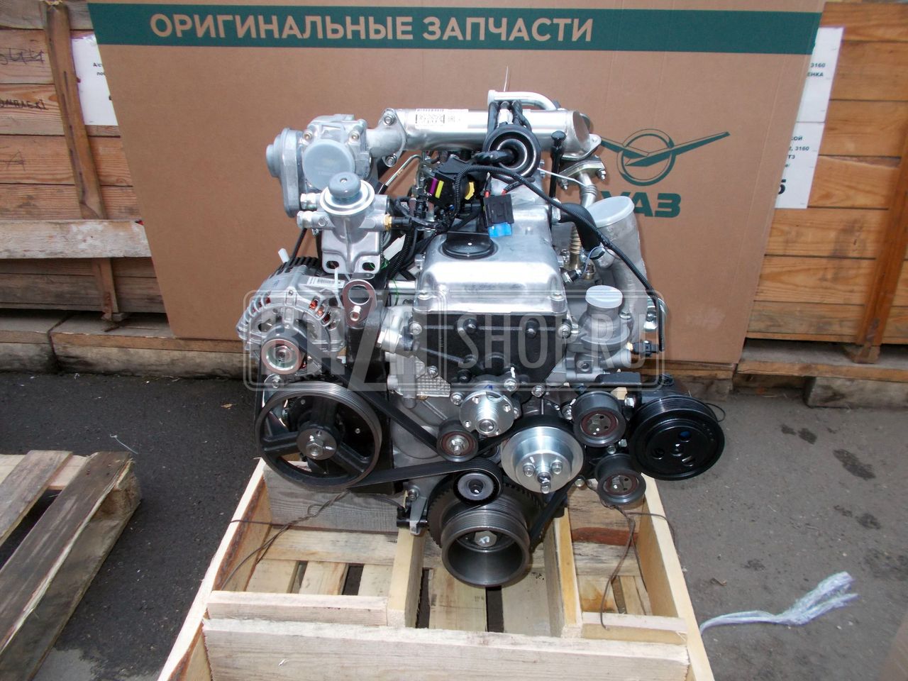 Двигатель ЗМЗ-514.32 ДИЗЕЛЬ УАЗ HUNTER, Евро-4 (с мая 2012; с насосом ГУР; генератор 80А) ## / 51432.1000400-20