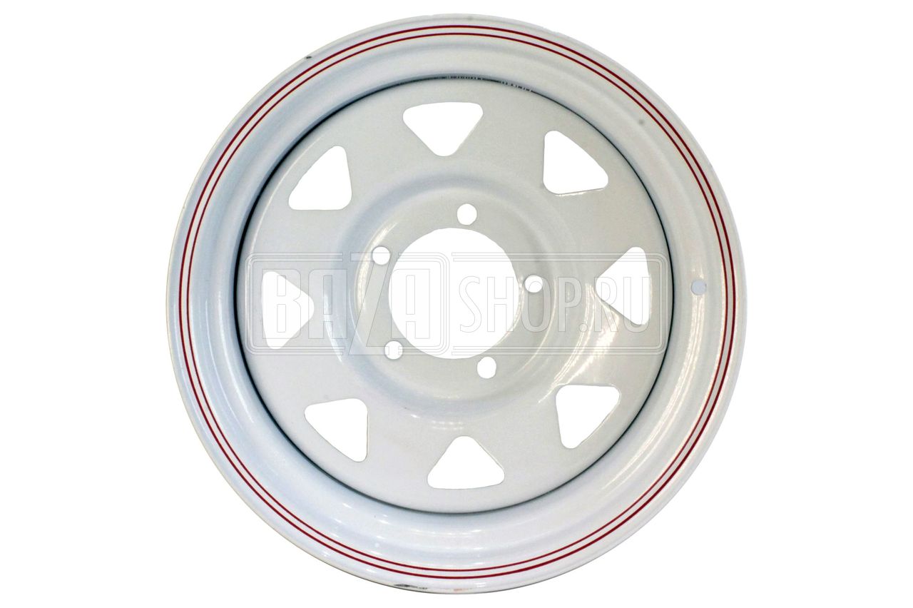 Колесный диск redBTR УАЗ 8x15/5x139.7 D110 ET-19 белый (под барабанные тормоза) / 711233 (до 1180 кг) (ШТАМП.)